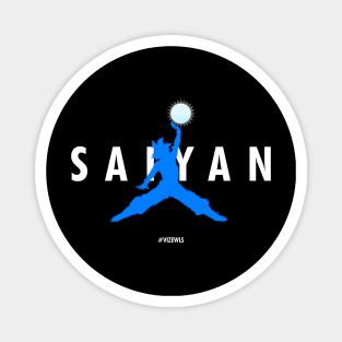 Saiyan Blue Jumpman Magnet